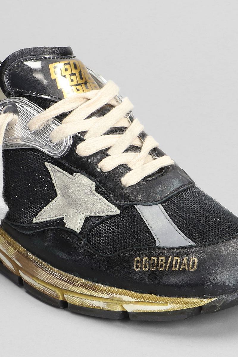 Shop Golden Goose Running Sneakers In Black