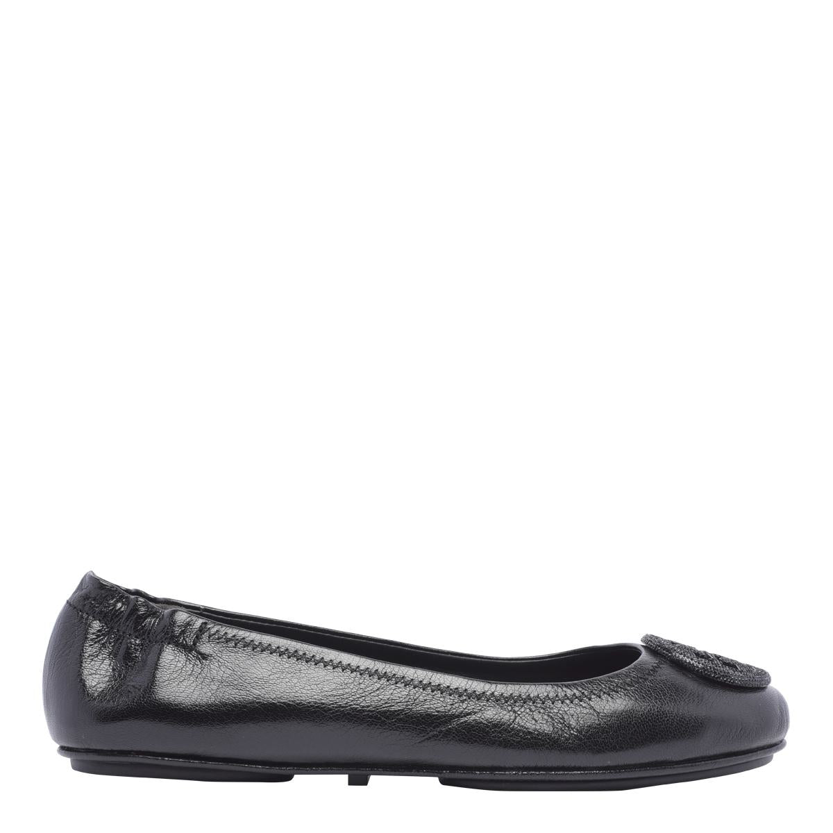 Shop Tory Burch Flat Shoes In Black