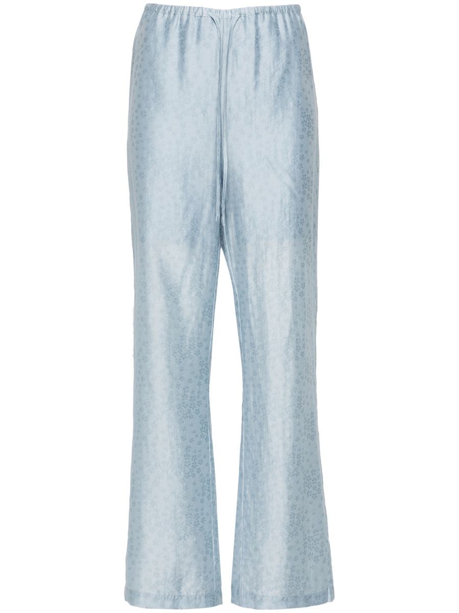 Rodebjer Lunara Straight-leg Trousers In Blue