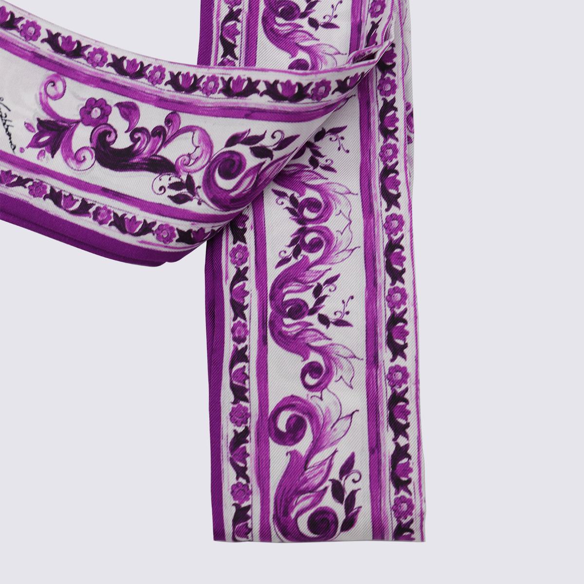 Dolce & Gabbana Floral Lightweight Rectangular Scarf