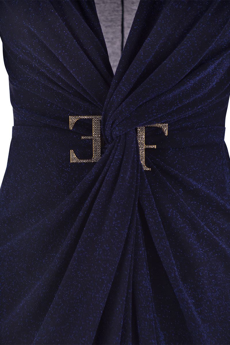 Shop Elisabetta Franchi Dresses In Blue