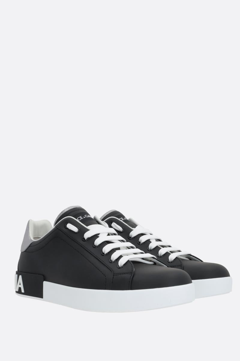Shop Dolce & Gabbana Sneakers In Black+silver