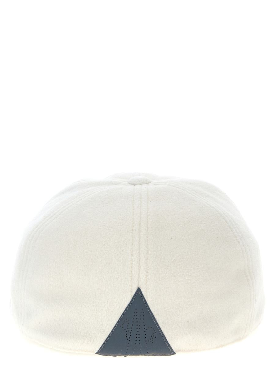 Shop Moncler Grenoble Logo Patch Cap In White