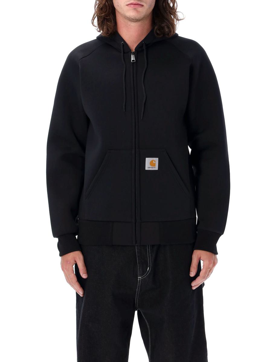 Shop Carhartt Wip Car-lux Hooded Jacket In Black