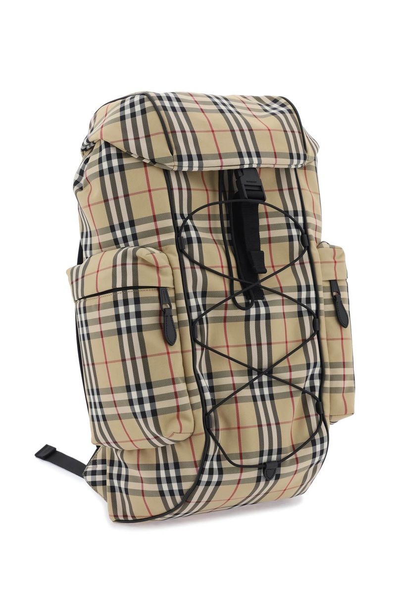 Shop Burberry Backpacks In Archivebeige