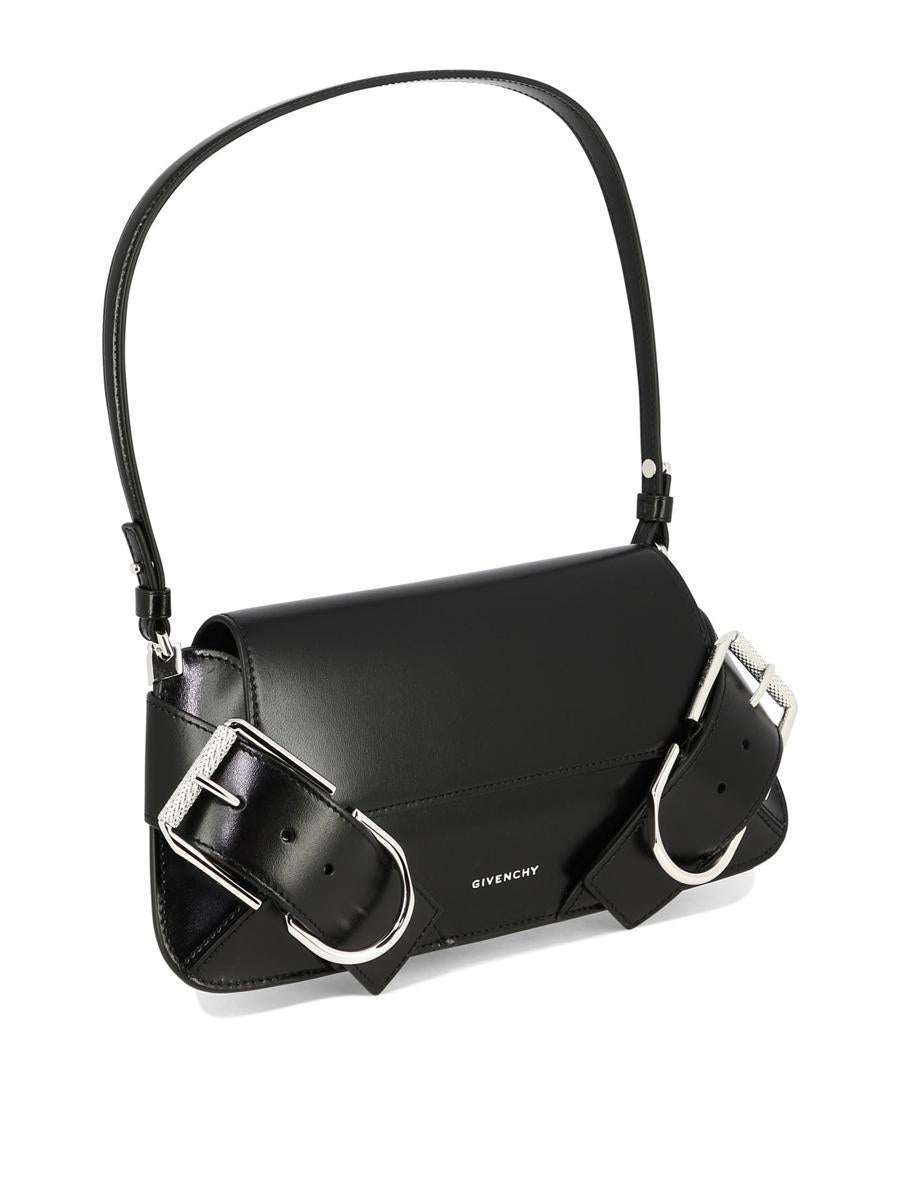 Shop Givenchy "voyou Shoulder Flap" Shoulder Bag In Black