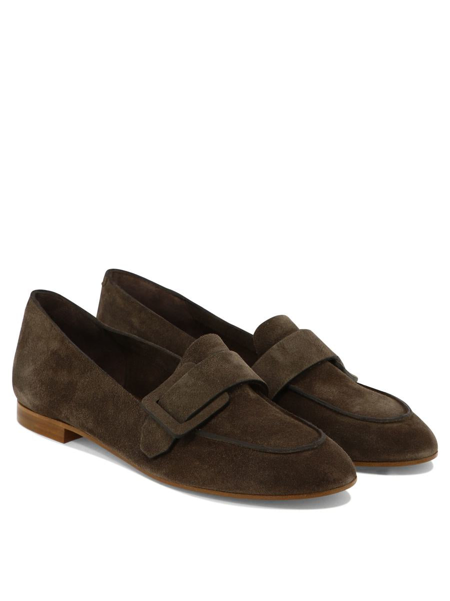 Shop Delcarlo "portofino" Loafers In Brown