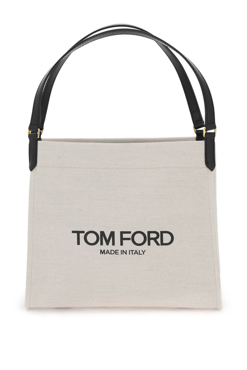 Shop Tom Ford Amalfi Tote Bag In Nero