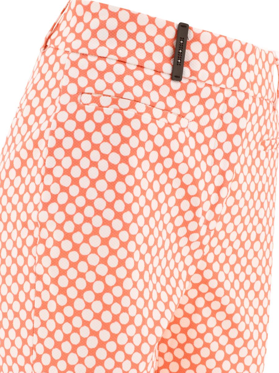 Shop Peserico Polka-dots Trousers In Pink