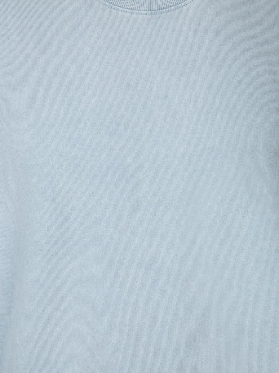 Axel Arigato Organic Cotton T-shirt With Refined Logo Detail In Blue