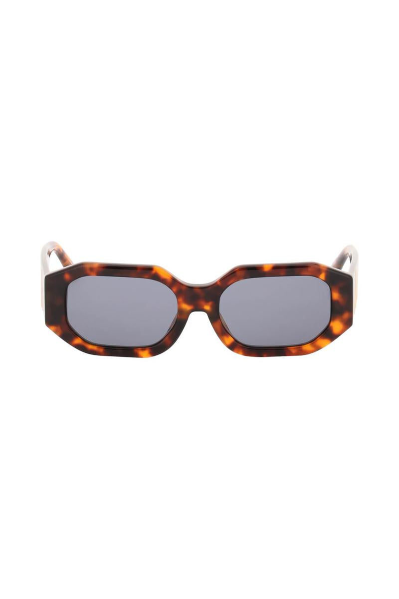 Shop Attico 'blake' Tortoiseshell Sunglasses In Marrone