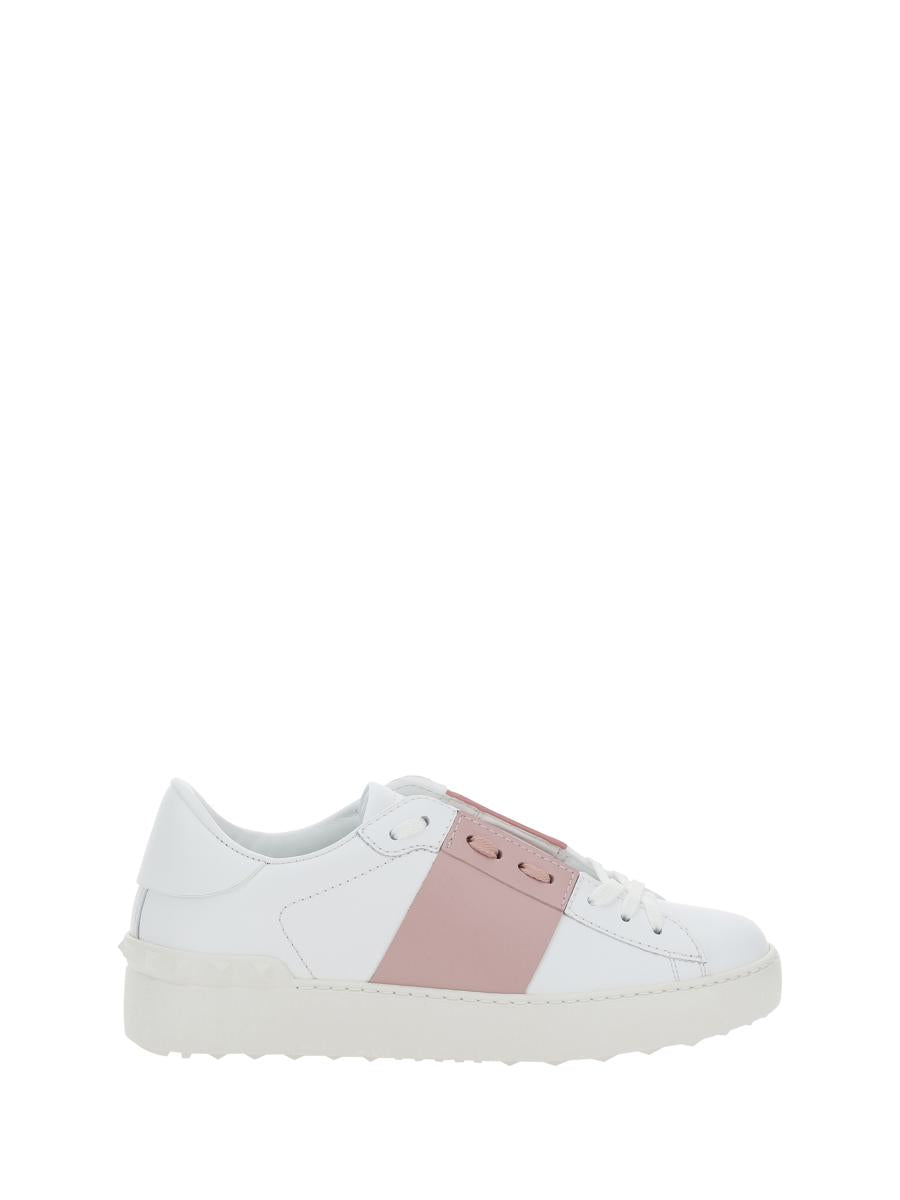 Shop Valentino Garavani Sneakers In Bianco/water Rose/bianco