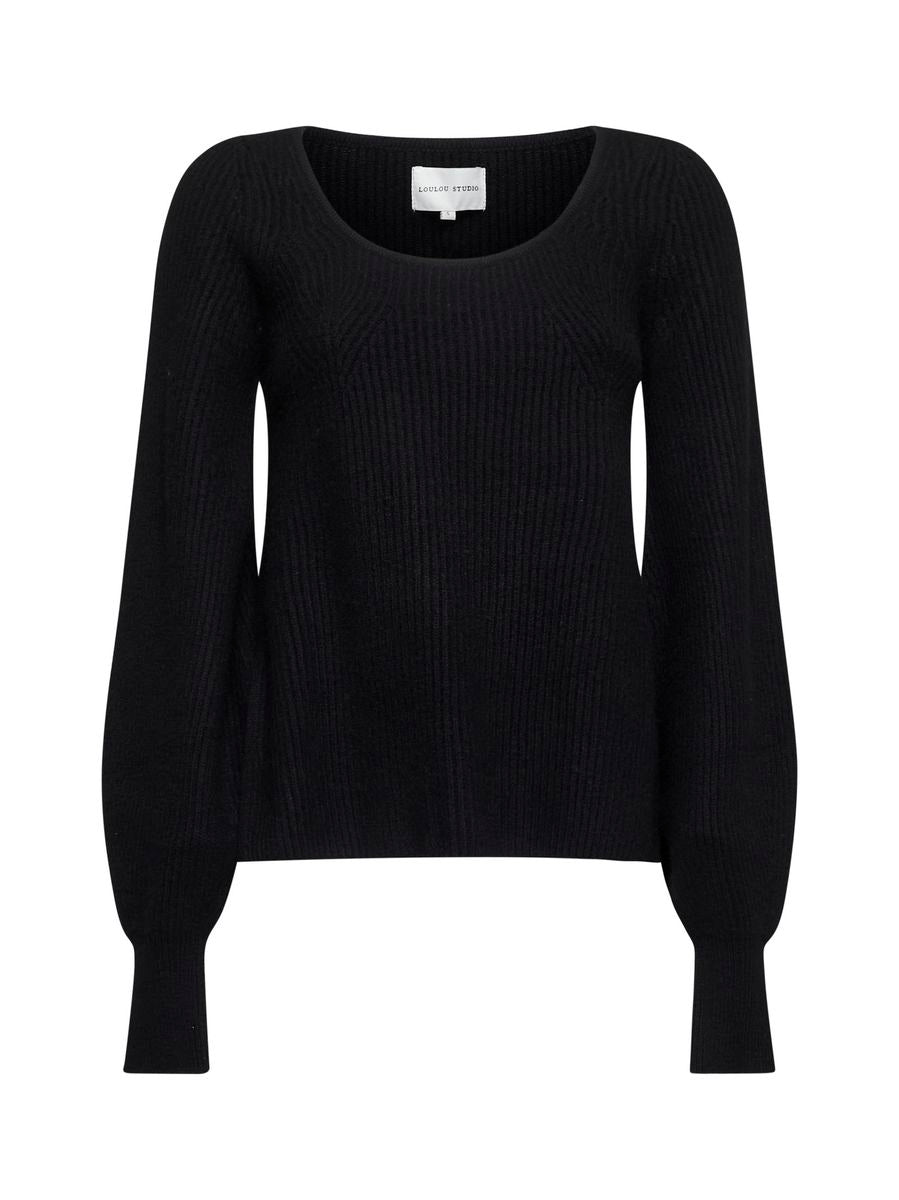 Shop Loulou Studio 'hermus' Sweater In Black