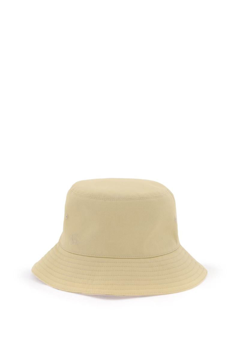 Shop Burberry Cotton-blend Reversible Bucket Hat In Beige