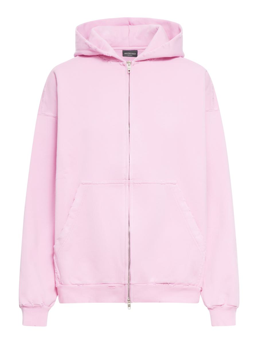Balenciaga Hoodies Sweatshirt In Pink