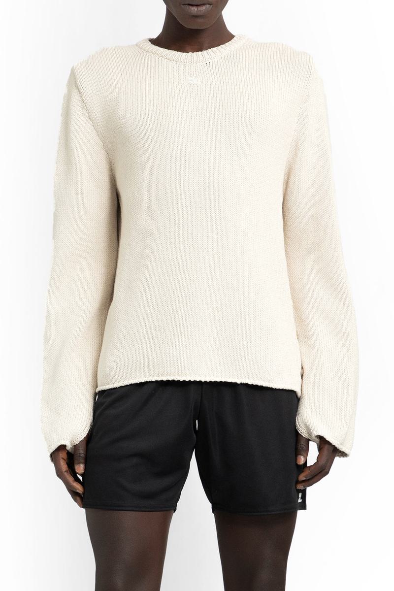 Shop Courrèges Knitwear In Off-white