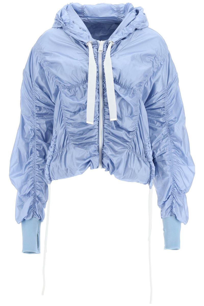 Shop Khrisjoy 'cloud' Light Windbreaker Jacket In Celeste