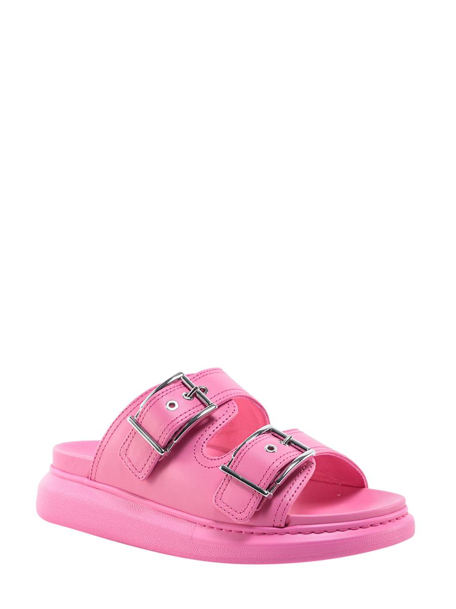 Shop Alexander Mcqueen Sandals In Pink