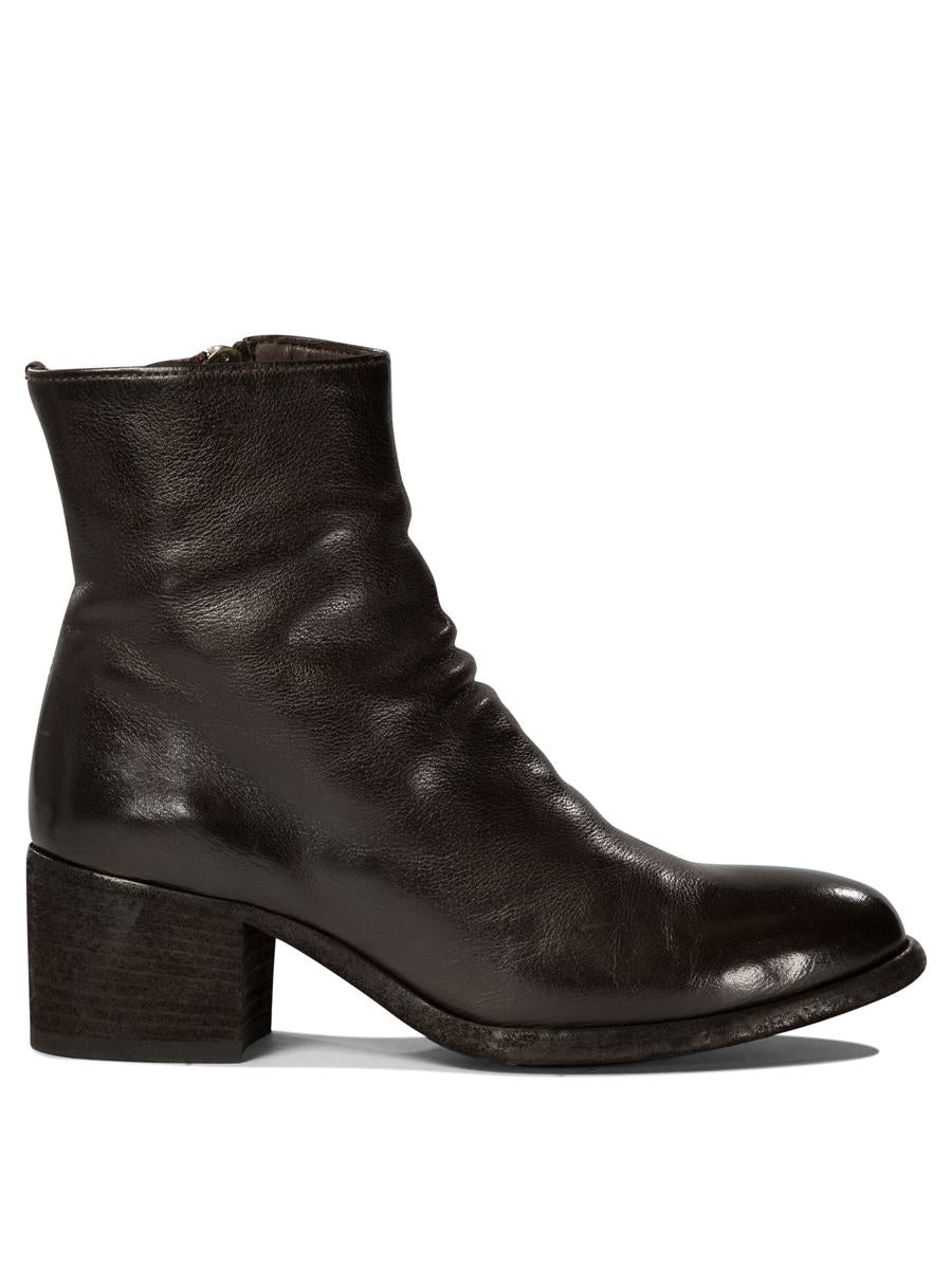 Shop Officine Creative "denner" Ankle Boots In Brown