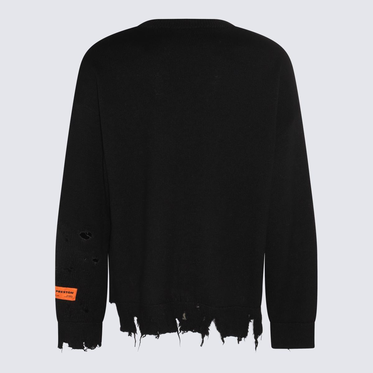 Shop Heron Preston Black Wool Knitwear