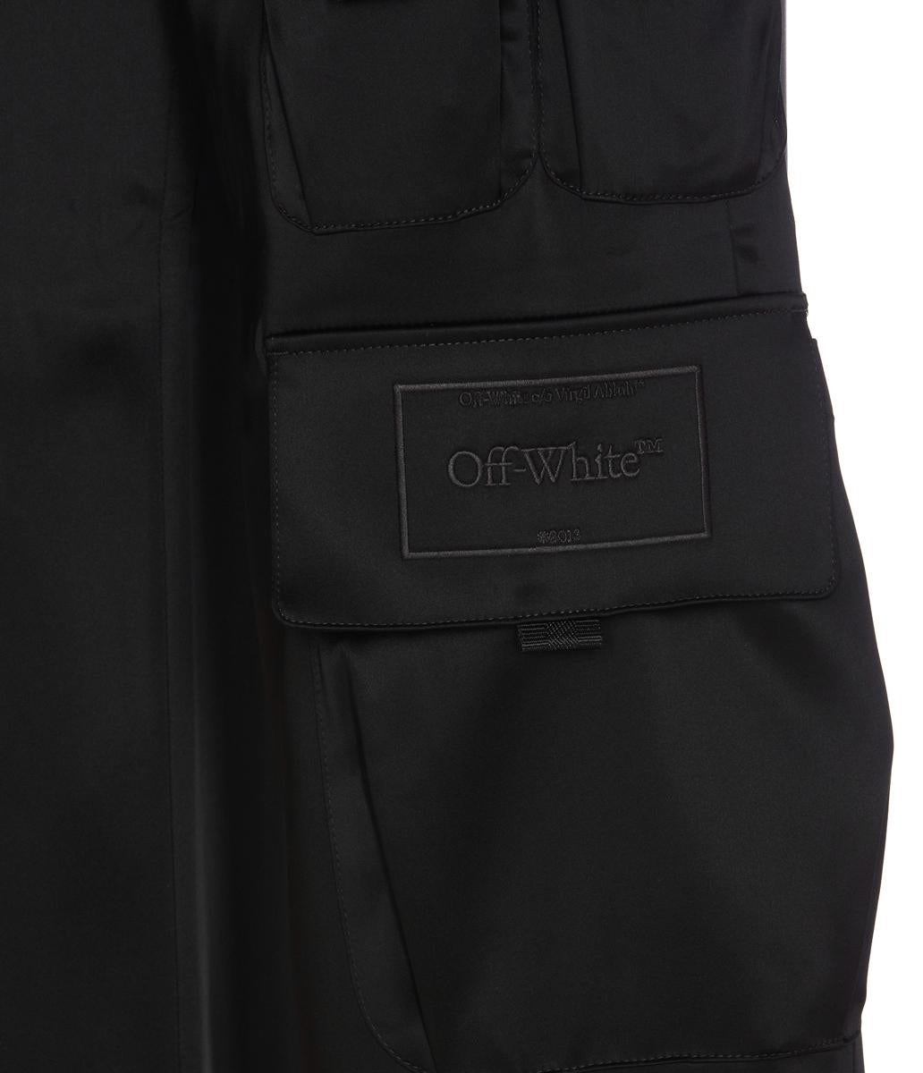 Shop Off-white Off White Trousers In Black