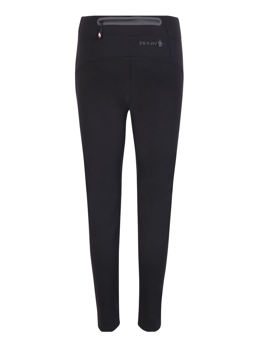Moncler Grenoble Black Nylon Blend Leggings In Black