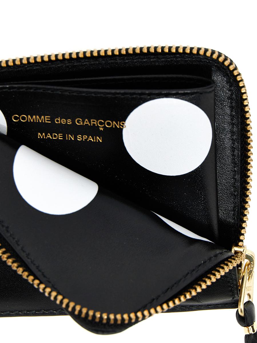 Shop Comme Des Garçons 'polka Dot Print' Wrap Holder In Black