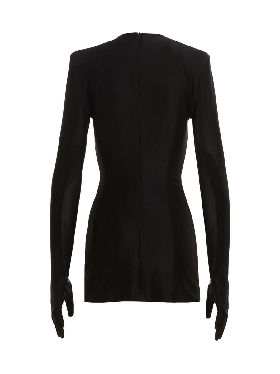 Shop Vetements 'diva' Dress In Black