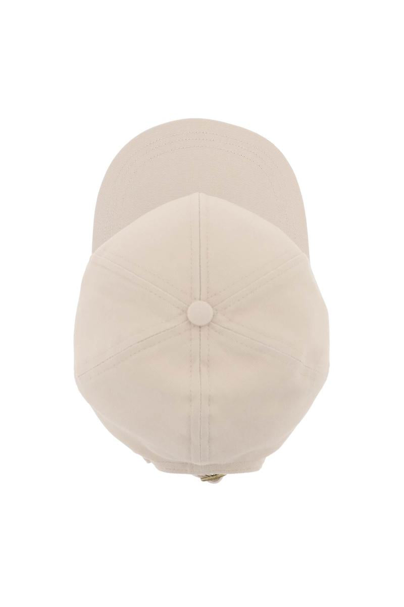 Shop Vivienne Westwood Uni Colour Baseball Cap With Orb Embroidery In Beige
