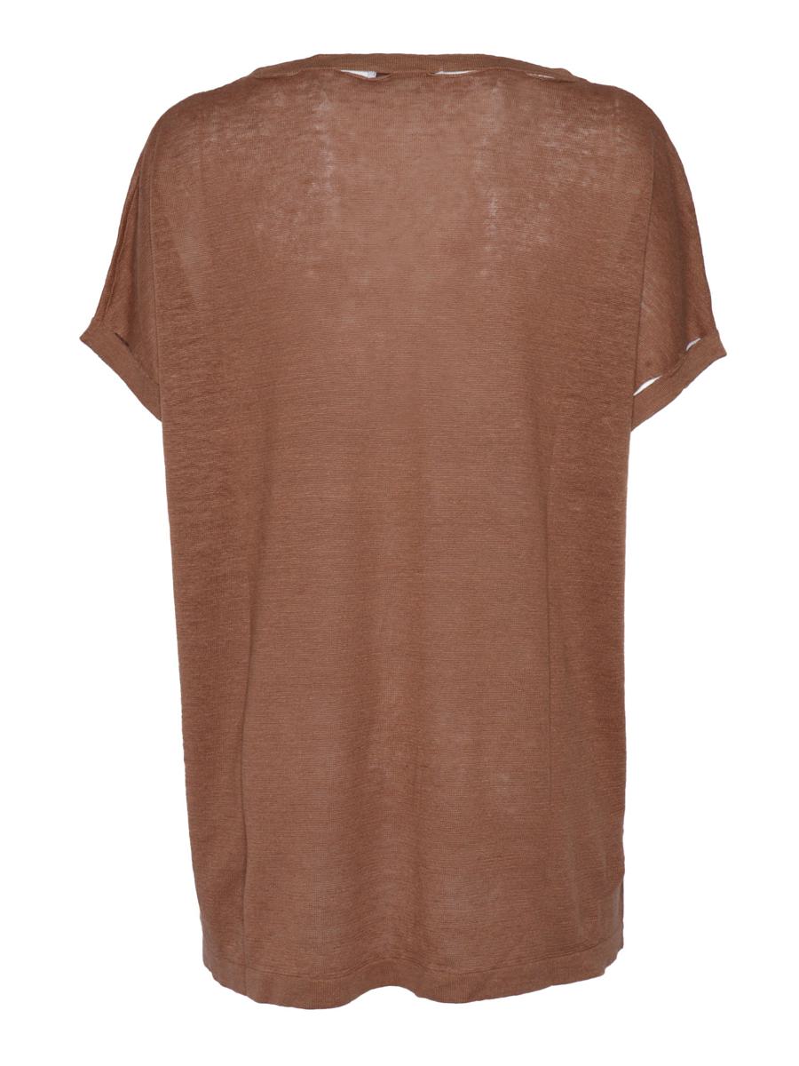 Shop Kangra Cashmere Girocoll In Brown