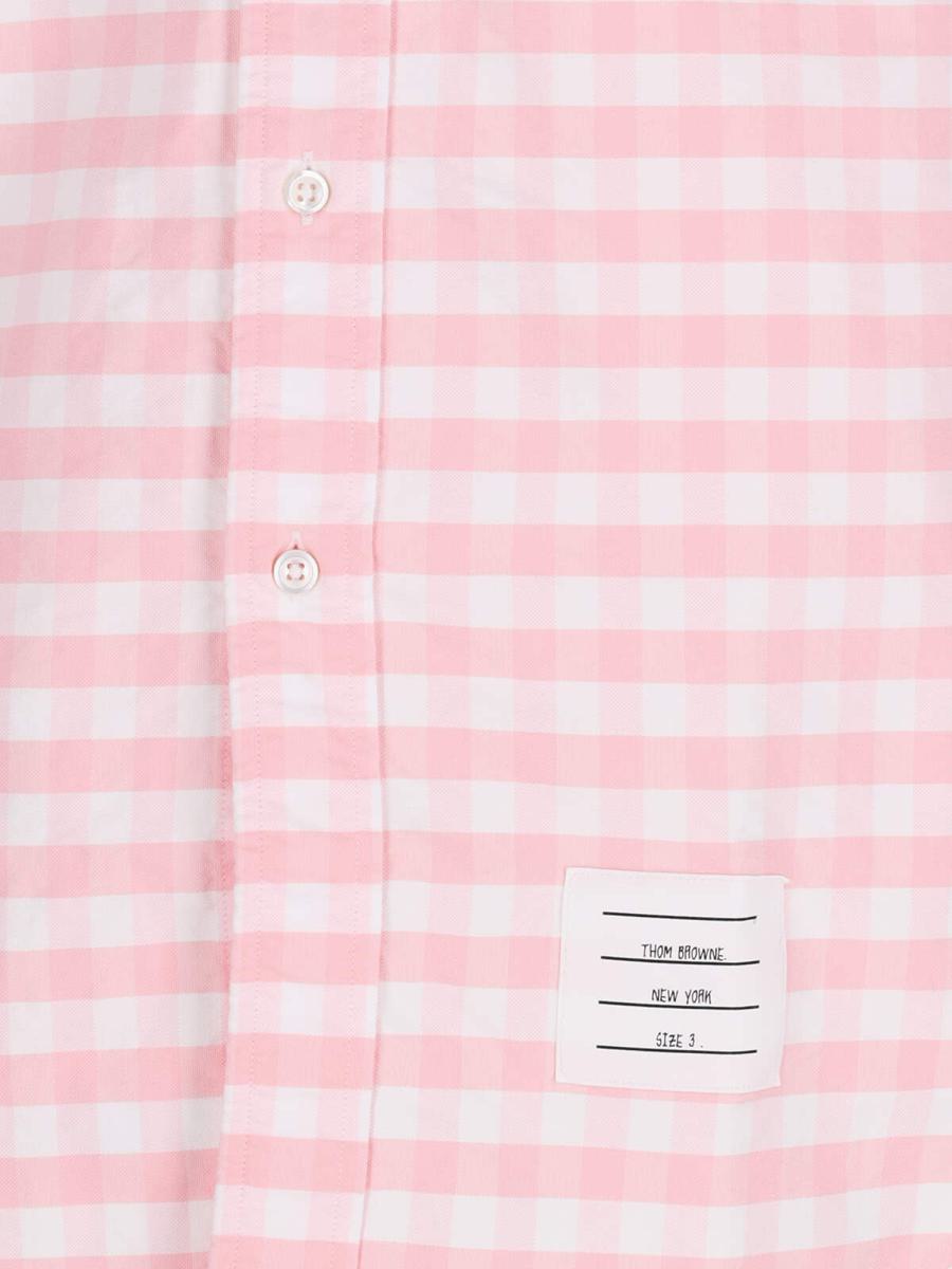 Shop Thom Browne Shirts In Pink