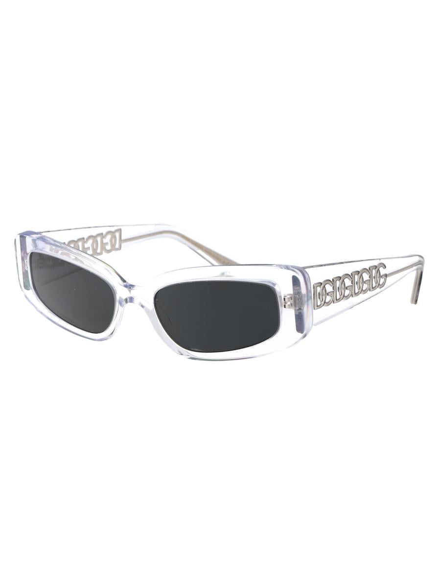 Shop Dolce & Gabbana Sunglasses In 313387 Crystal