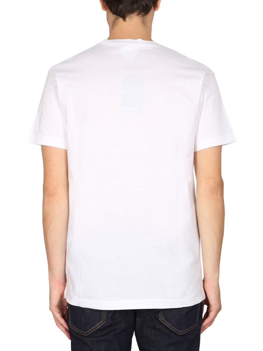 Shop Dsquared2 T-shirt D2 Phys. Ed. Cool In White