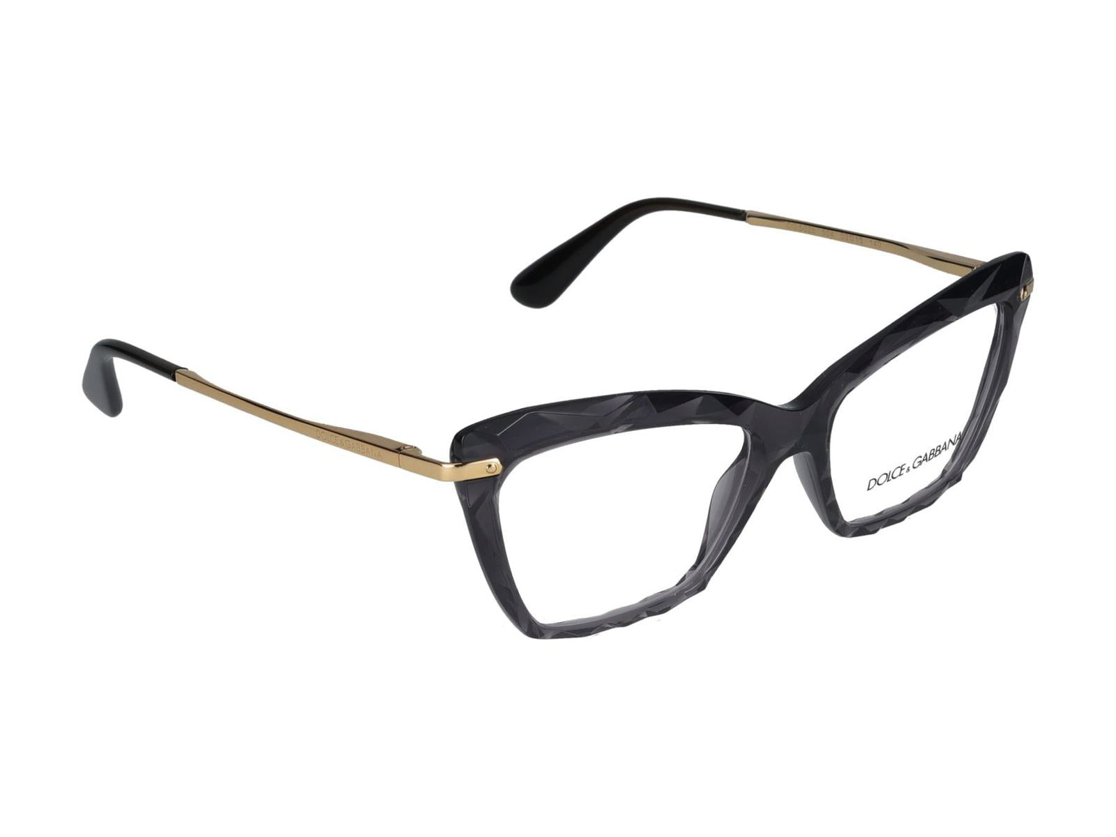 Shop Dolce & Gabbana Eyeglasses In Grey Transparent