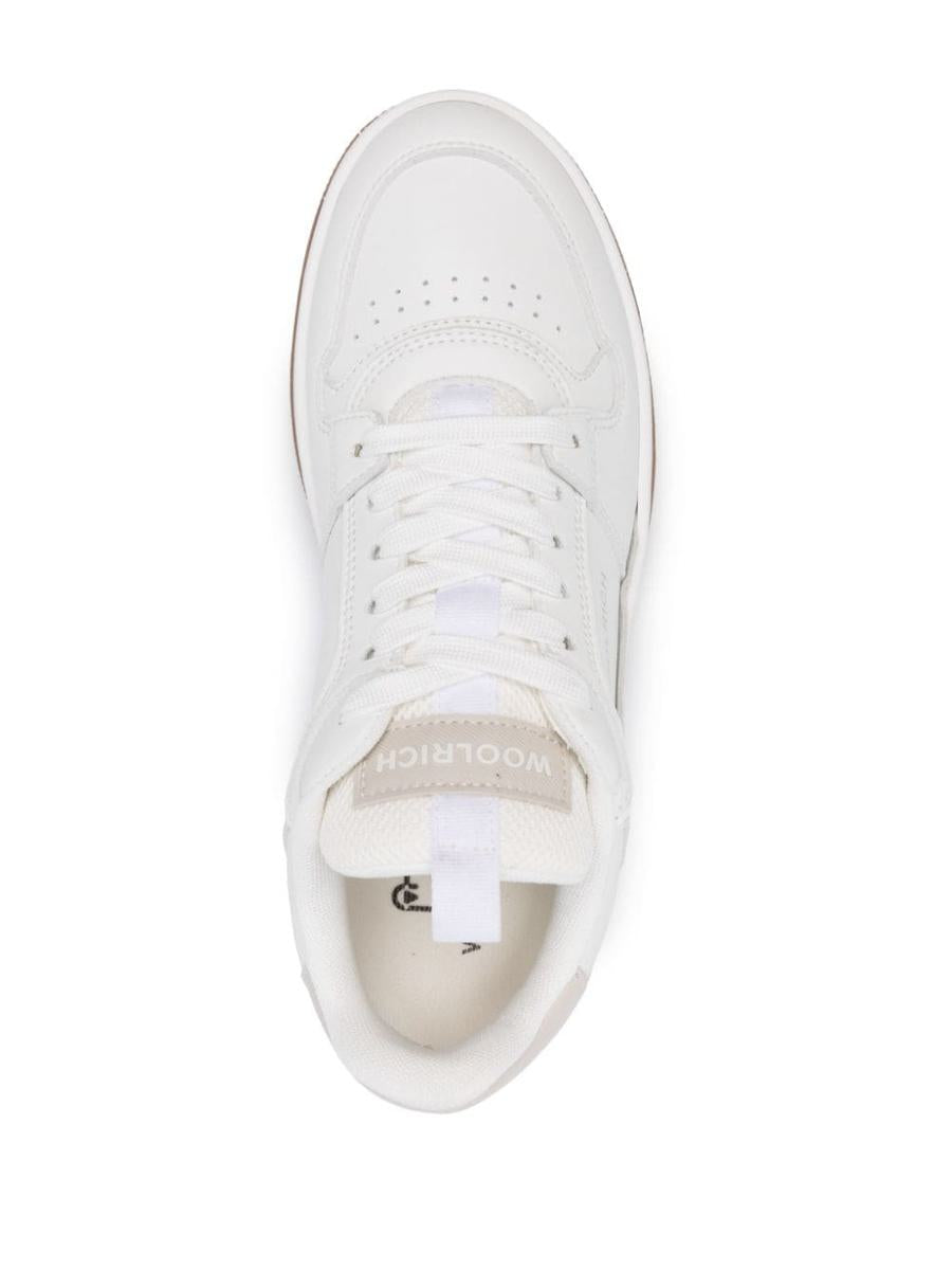 Shop Woolrich Sneakers In White