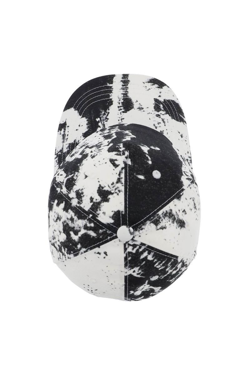 Shop Alexander Mcqueen All Over Print Cap In Multicolor