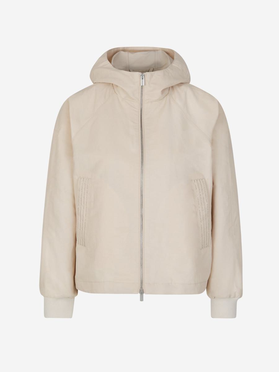 Peserico Technical Jacket In Neutral