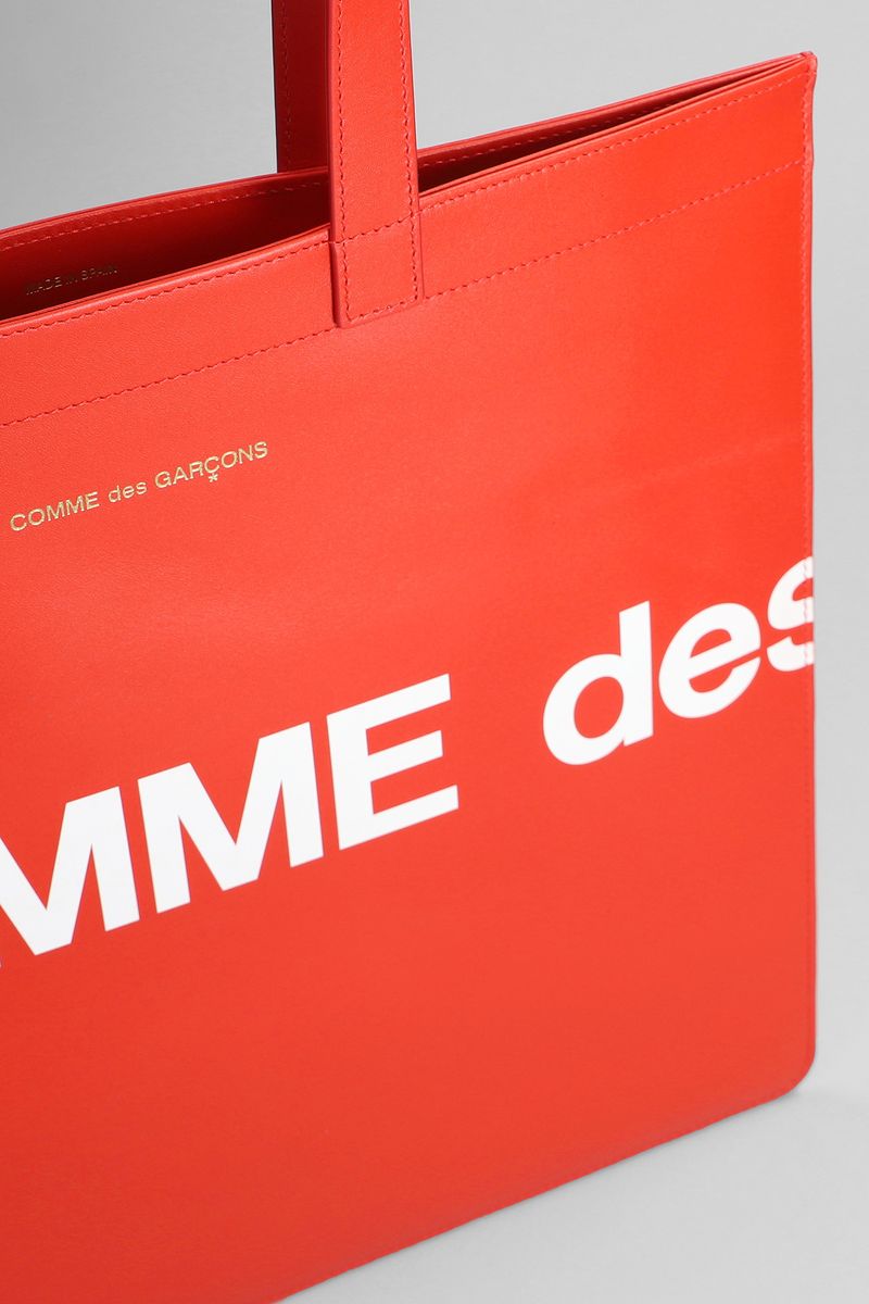 Shop Comme Des Garçons Tote In Red