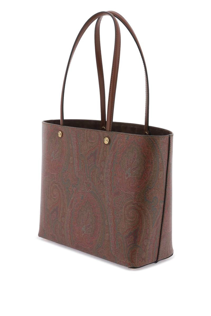 Shop Etro Essential Tote Bag In Marrone