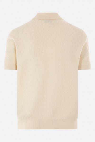Shop Brioni T-shirts And Polos In Beige