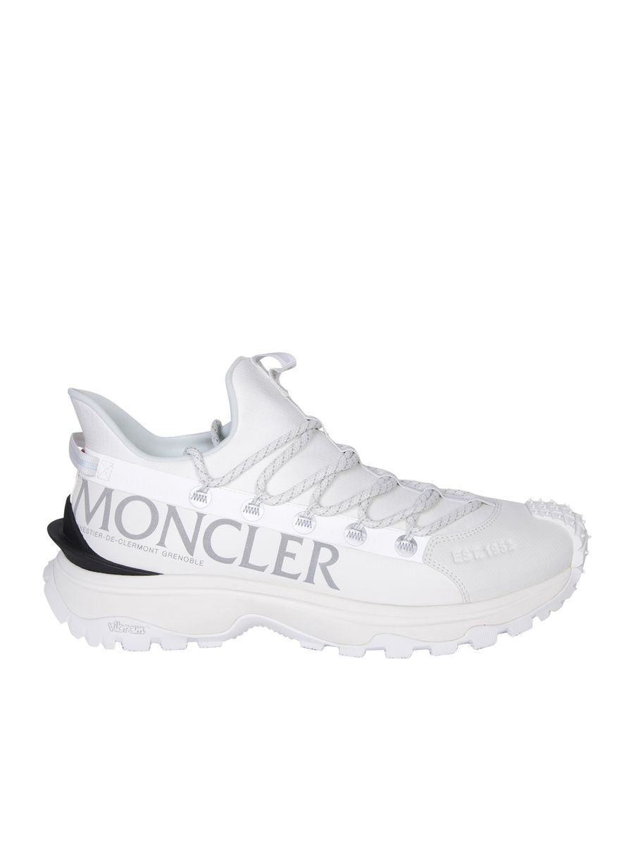 Shop Moncler Sneakers In White