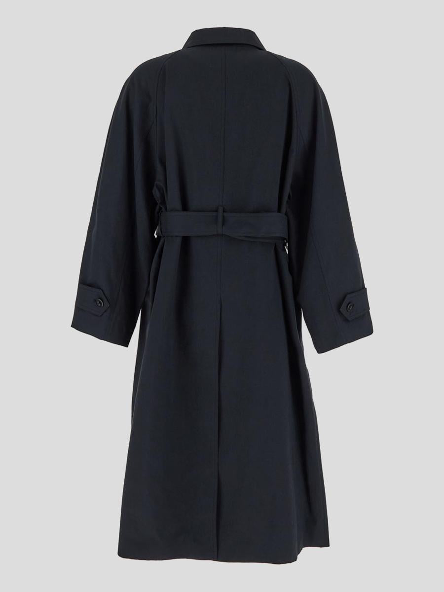 Shop Dunst Coats In Charcoal Navy