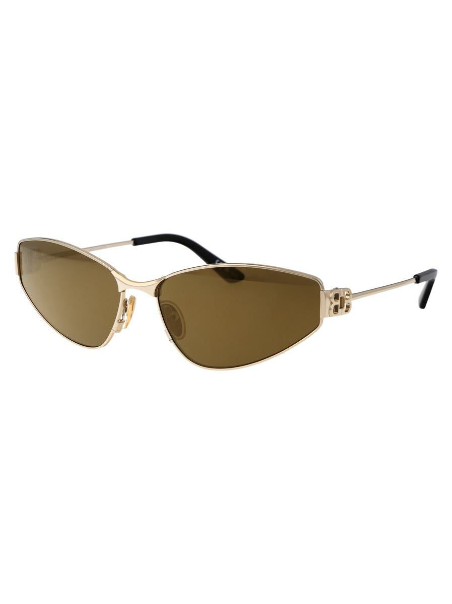 Shop Balenciaga Sunglasses In 003 Gold Gold Bronze