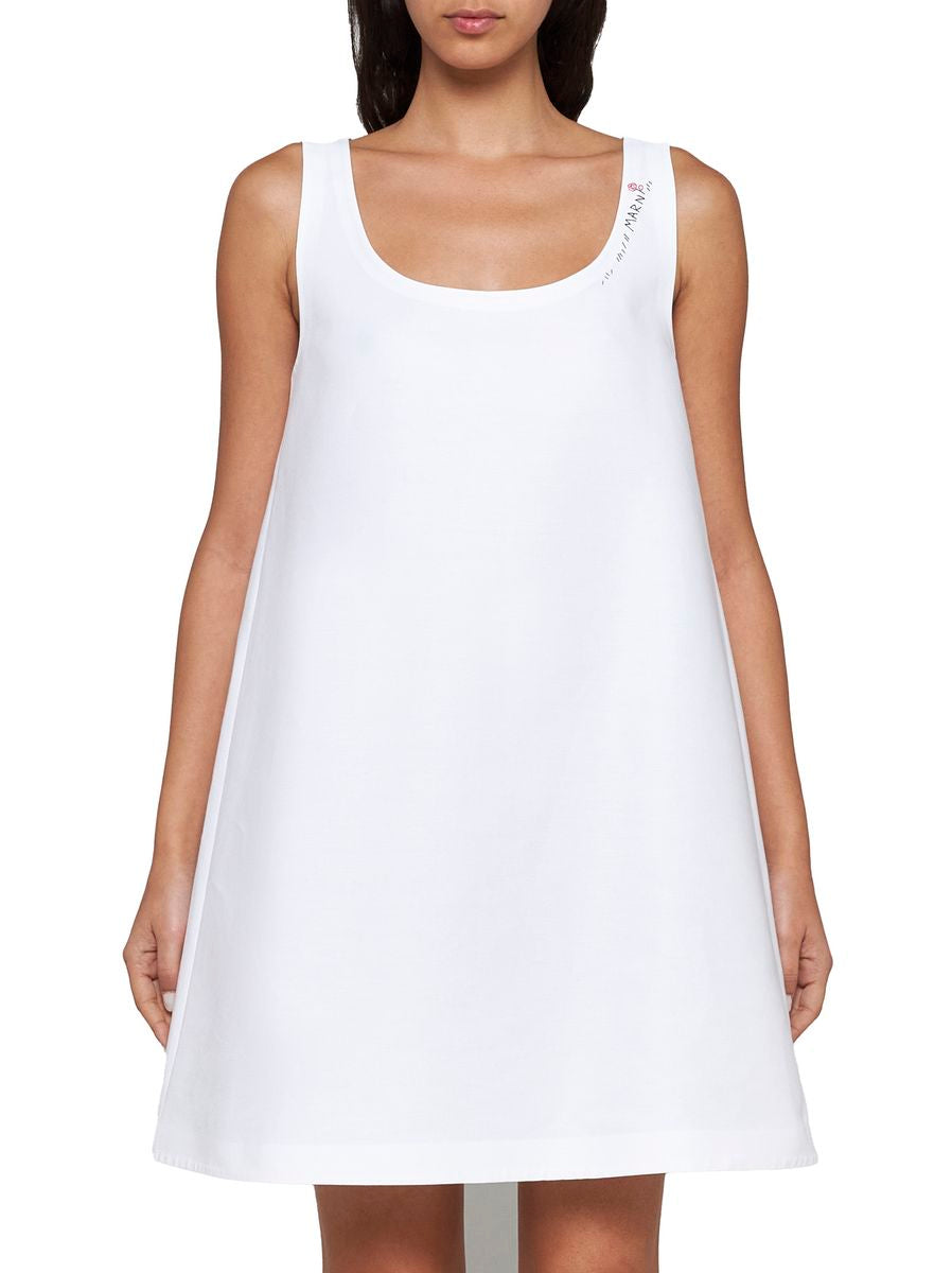 Shop Marni Dresses In White