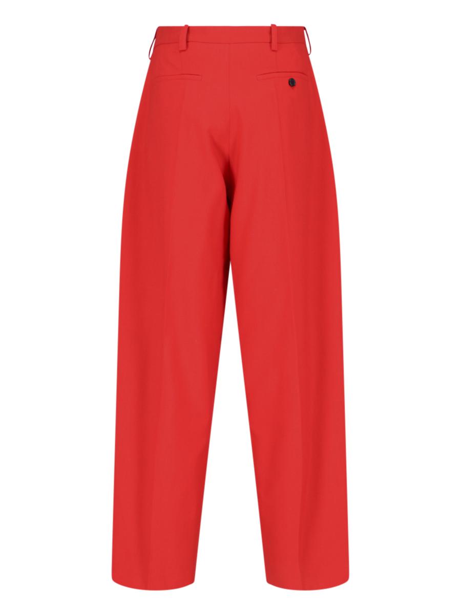 Shop Marni Trousers In Red