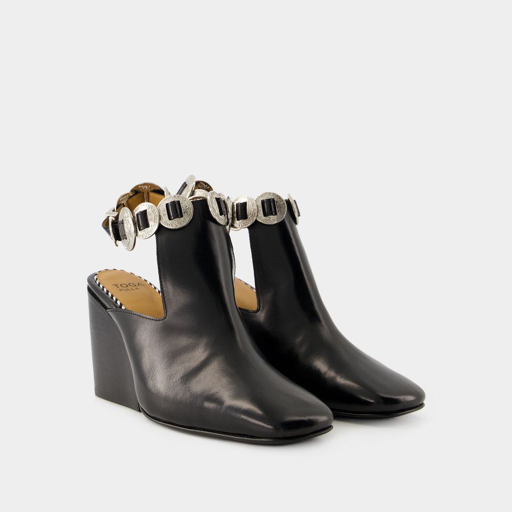 Shop Toga Pulla Boots In Black