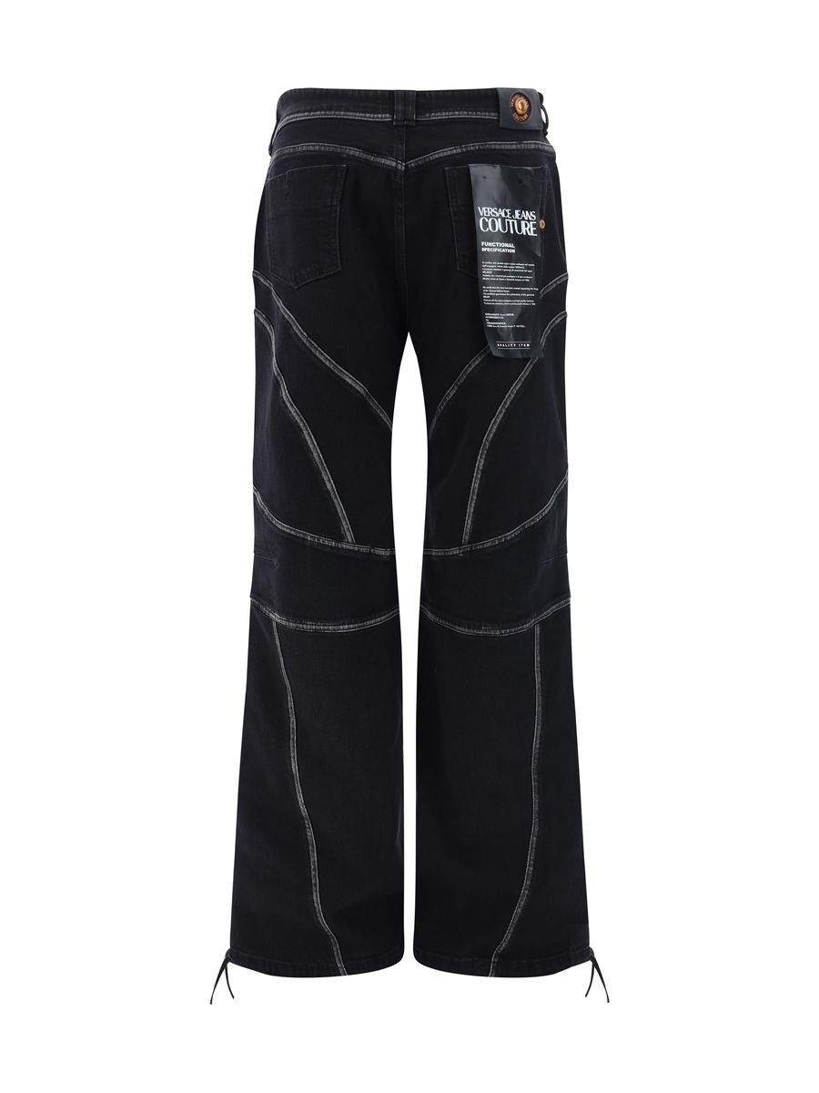 Shop Versace Jeans Couture Jeans Black In Black Black