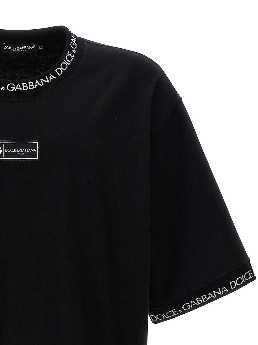 Shop Dolce & Gabbana T-shirts And Polos In Black