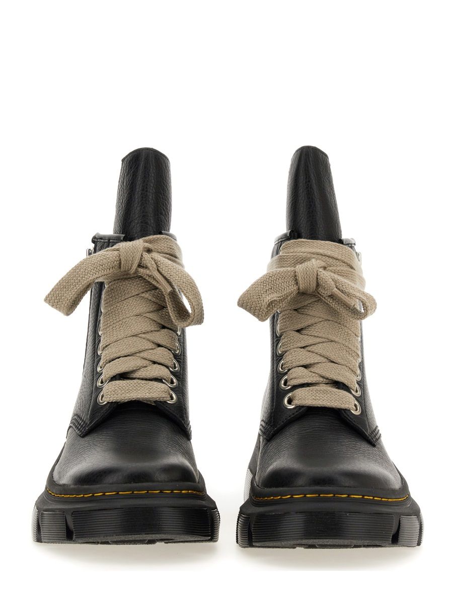Shop Rick Owens X Dr. Martens Boot "1460 Dmxl Jumbo" In Black
