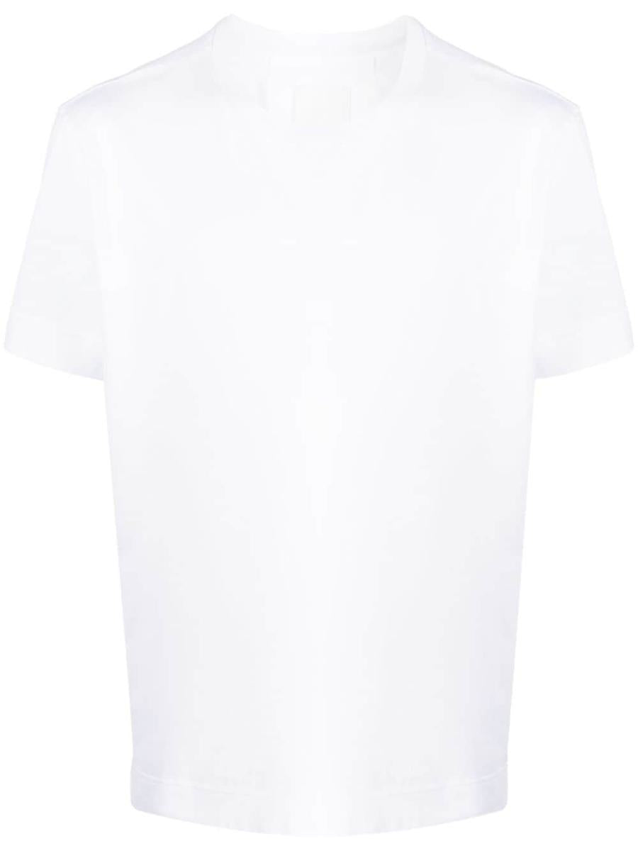 Givenchy 4g-embroidered Cotton T-shirt In White